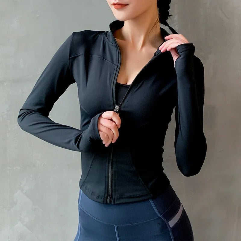 chaqueta de secado rápido para fitness